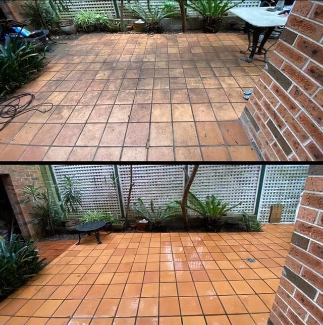 Resultat avant apres nettoyage interieur pour service professionnel