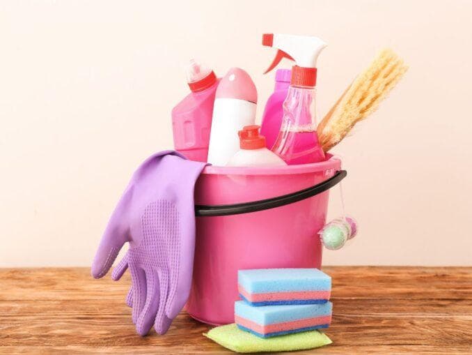 Materiel de nettoyage pour un service a domicile